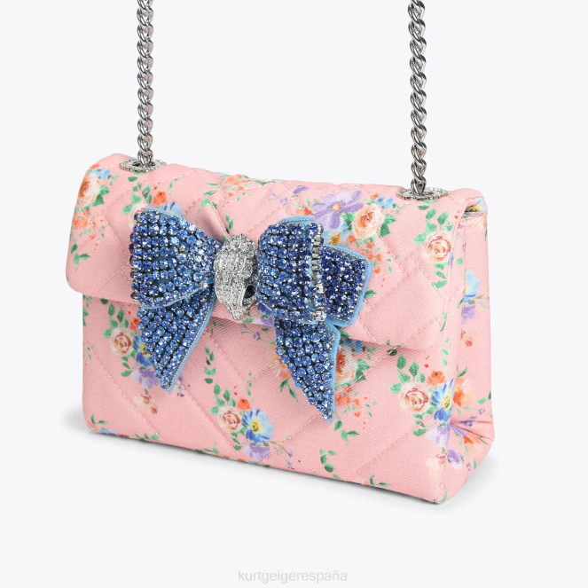 Kurt Geiger mujer londres arco medio kensington 2LPR85 | bolsas combinación rosa